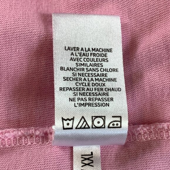 Life Is Good Graphic Tee/T-Shirt 100% Cotton Crew Neck Sz XXL Pink #339J - Picture 12 of 12